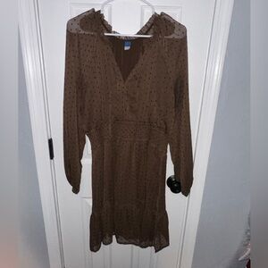 Old Navy Brown Dress
